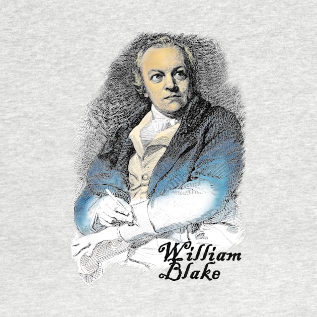 William Blake - Portrait of The Artist by The Blue Box